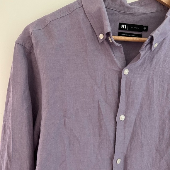 NWOT Linen Button Down Shirt. - Picture 5 of 5
